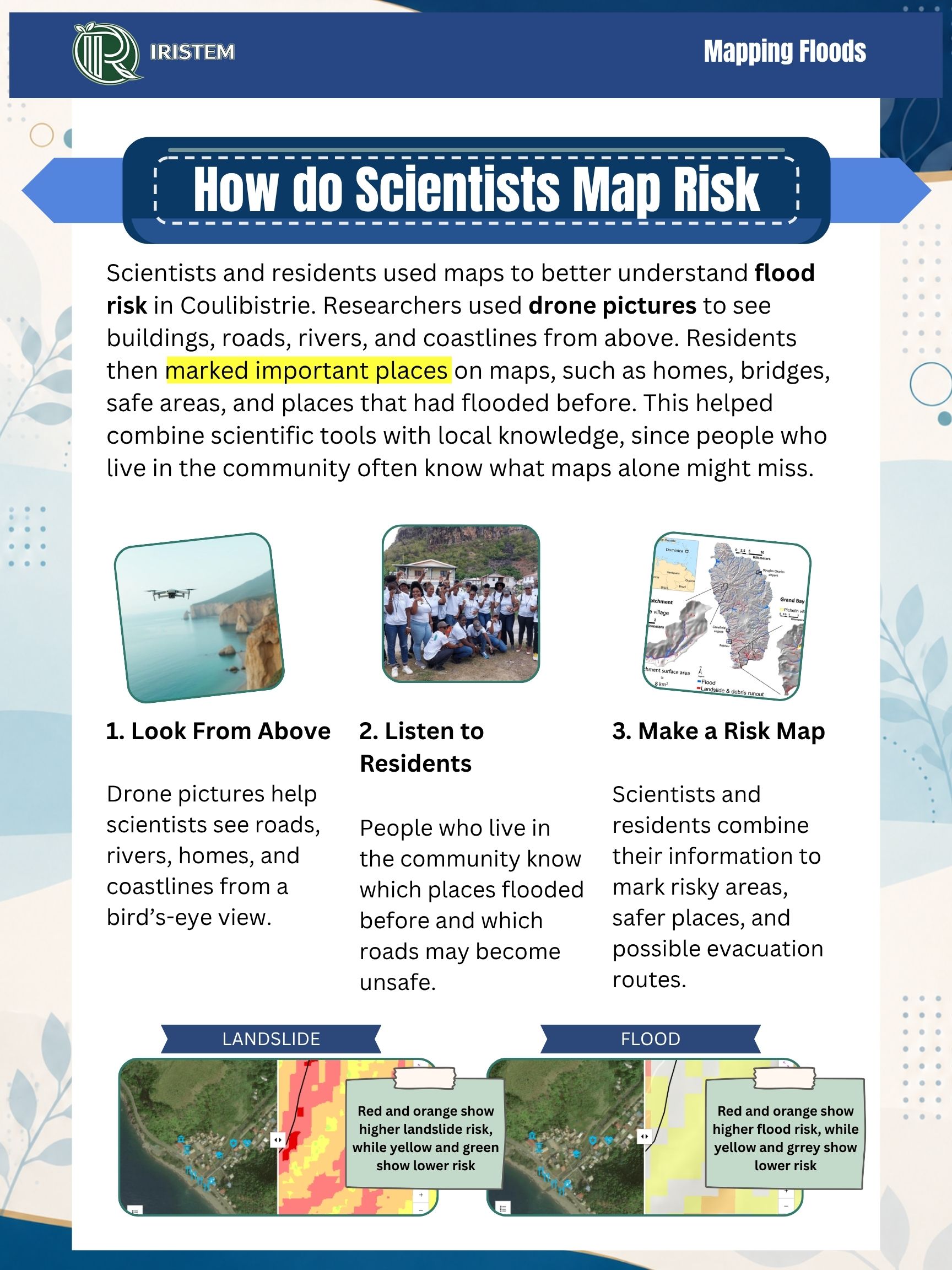IRISTEM community flood-risk mapping resource