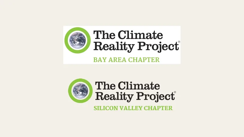 The Climate Reality Project Bay Area and Silicon Valley chapter logos