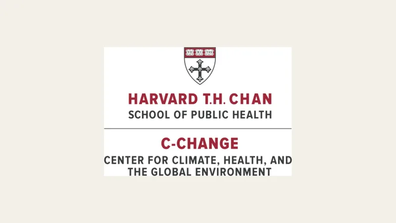 Harvard C-CHANGE logo on a light background