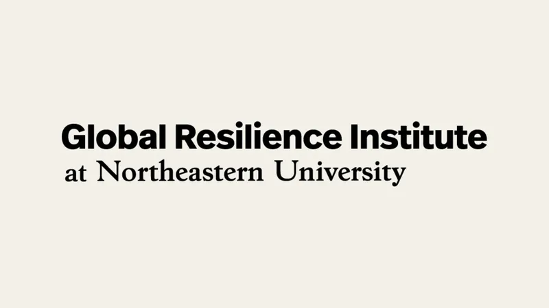 Northeastern University Global Resilience Institute logo on a light background